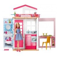 Фото Портативный дом Barbie с куклой DVV48
