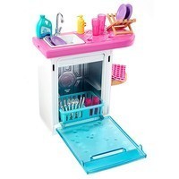 Набор мебели и аксессуаров Barbie Посудомоечная машина FXG33-2